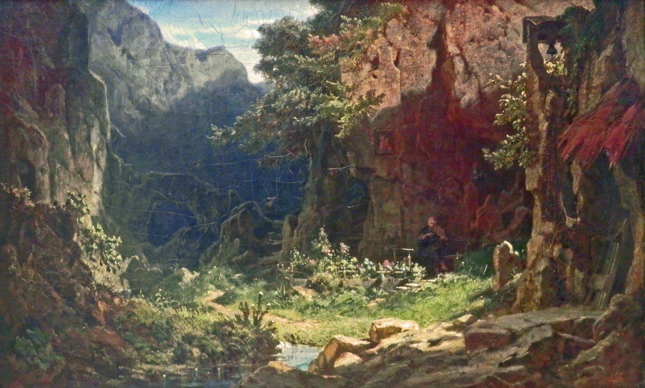 A Hermit by Carl Spitzweg