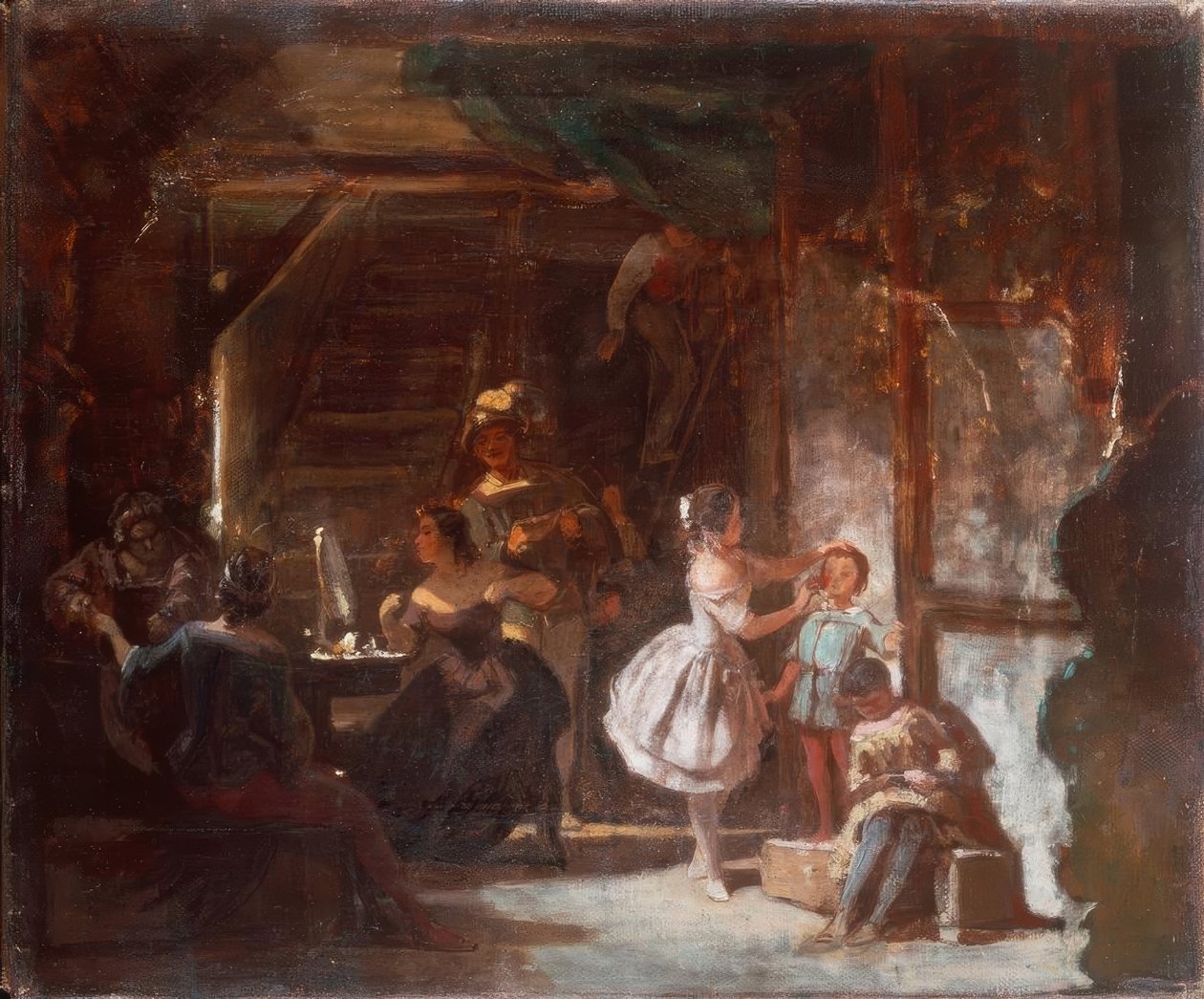 Behind the Scenes by Carl Spitzweg