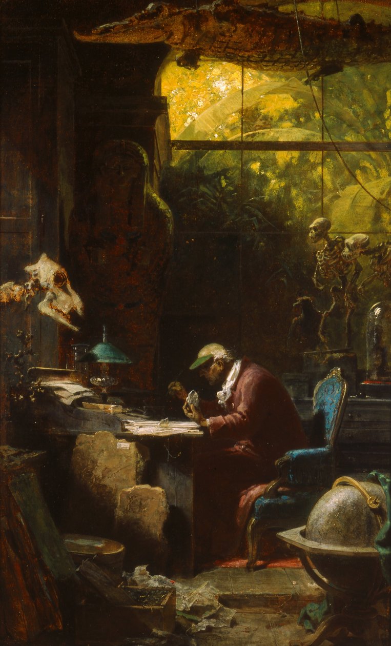 Scholar of Natural Sciences by Carl Spitzweg
