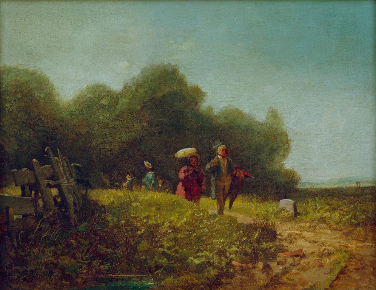 Sunday Walk by Carl Spitzweg