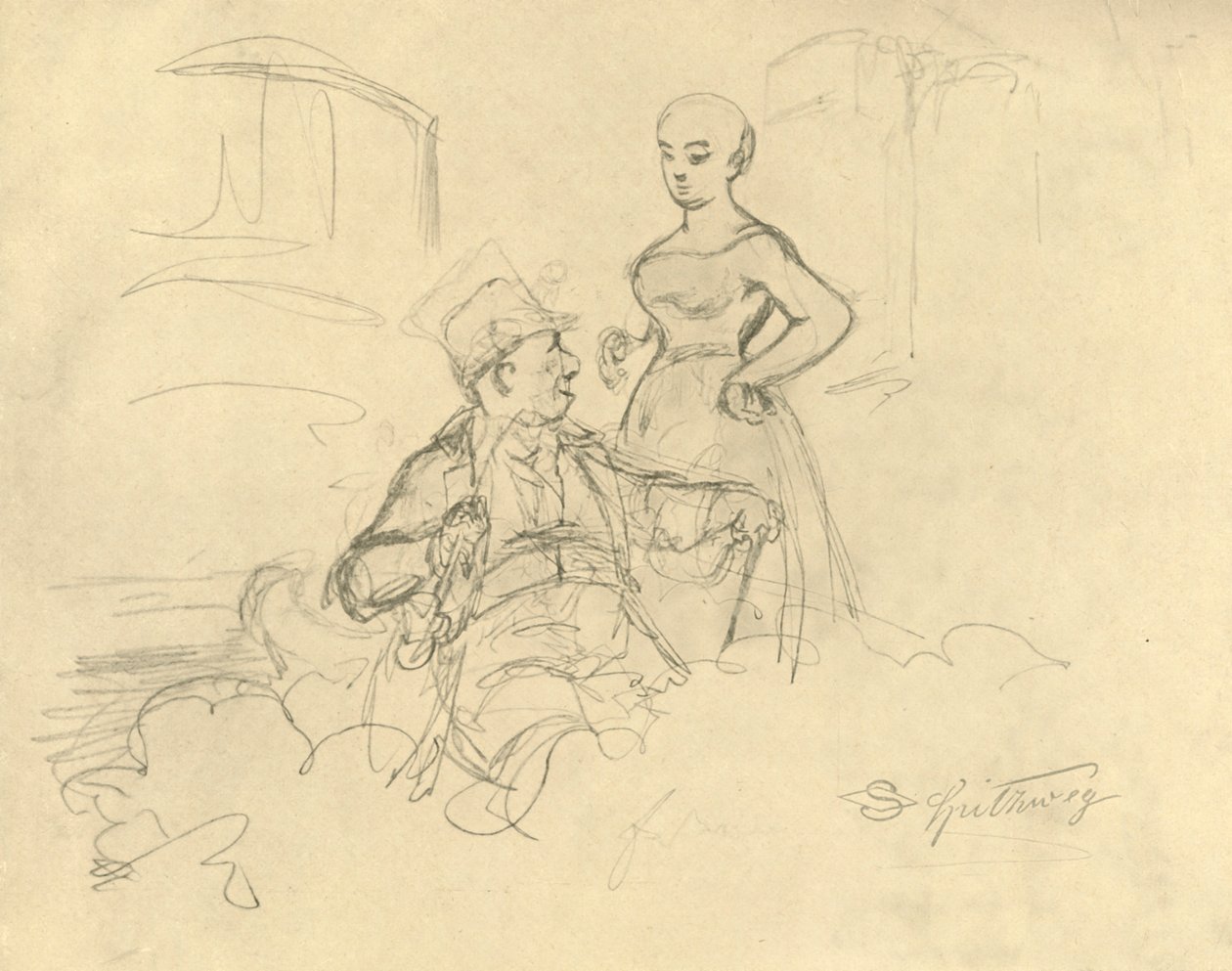 What is pleasing, mid-late 19th century, c1924 by Carl Spitzweg