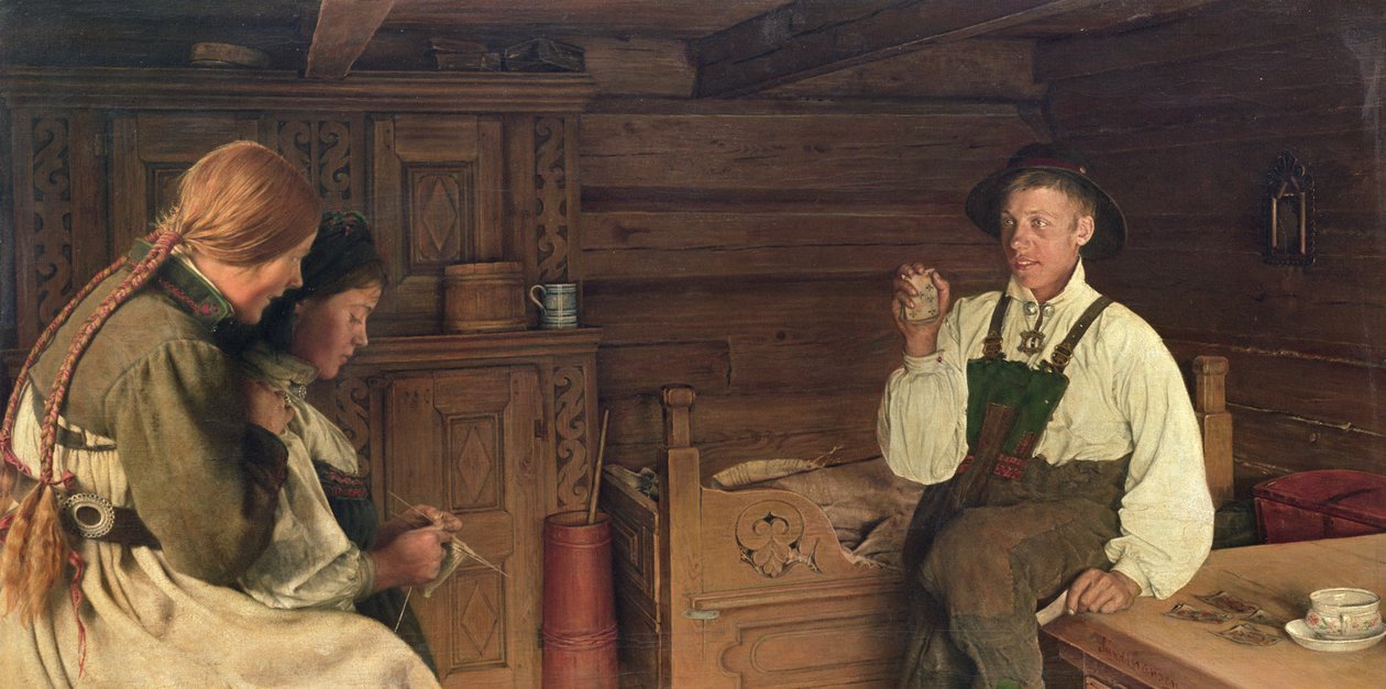 The Card Artist by Carl Sundt-Hansen: Buy fine art prints