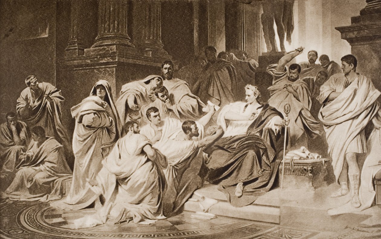 The Murder of Caesar, illustration from 