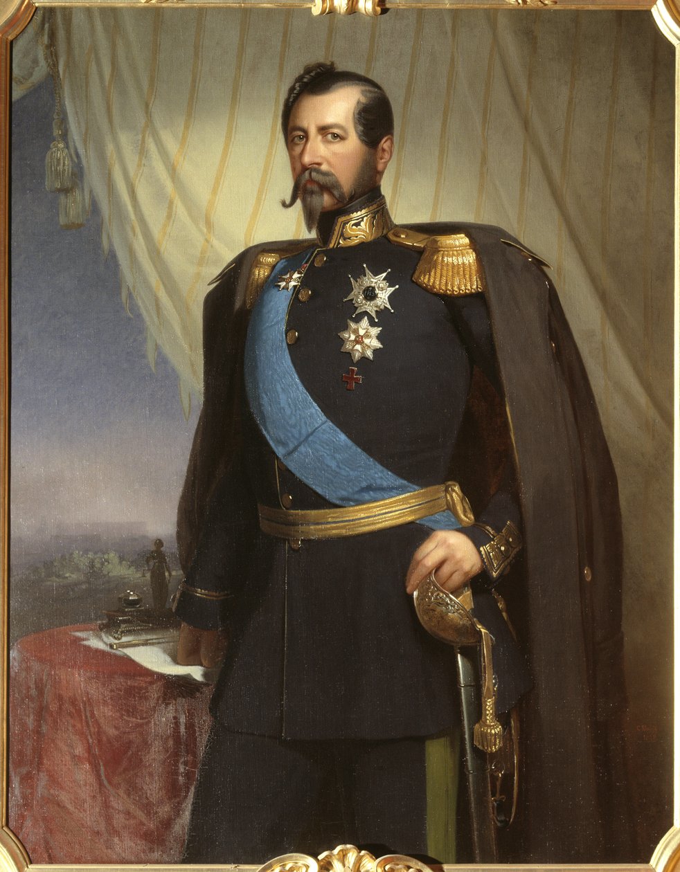 Portrait of Oscar I, King of Sweden and Norway by Carl Theodor Staaff