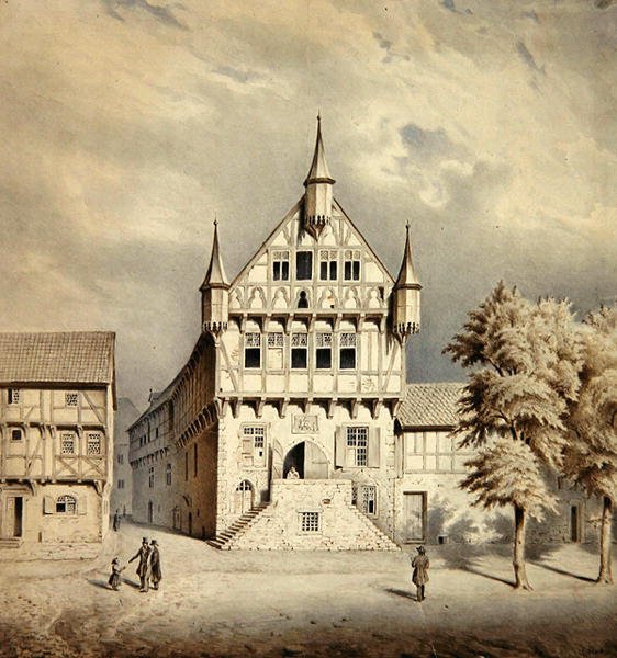 Fritzlar Town Hall by Carl W.E. Fink