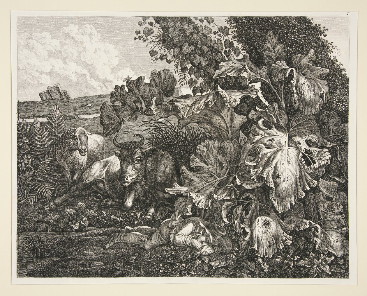 Landscape by Carl Wilhelm Kolbe the elder