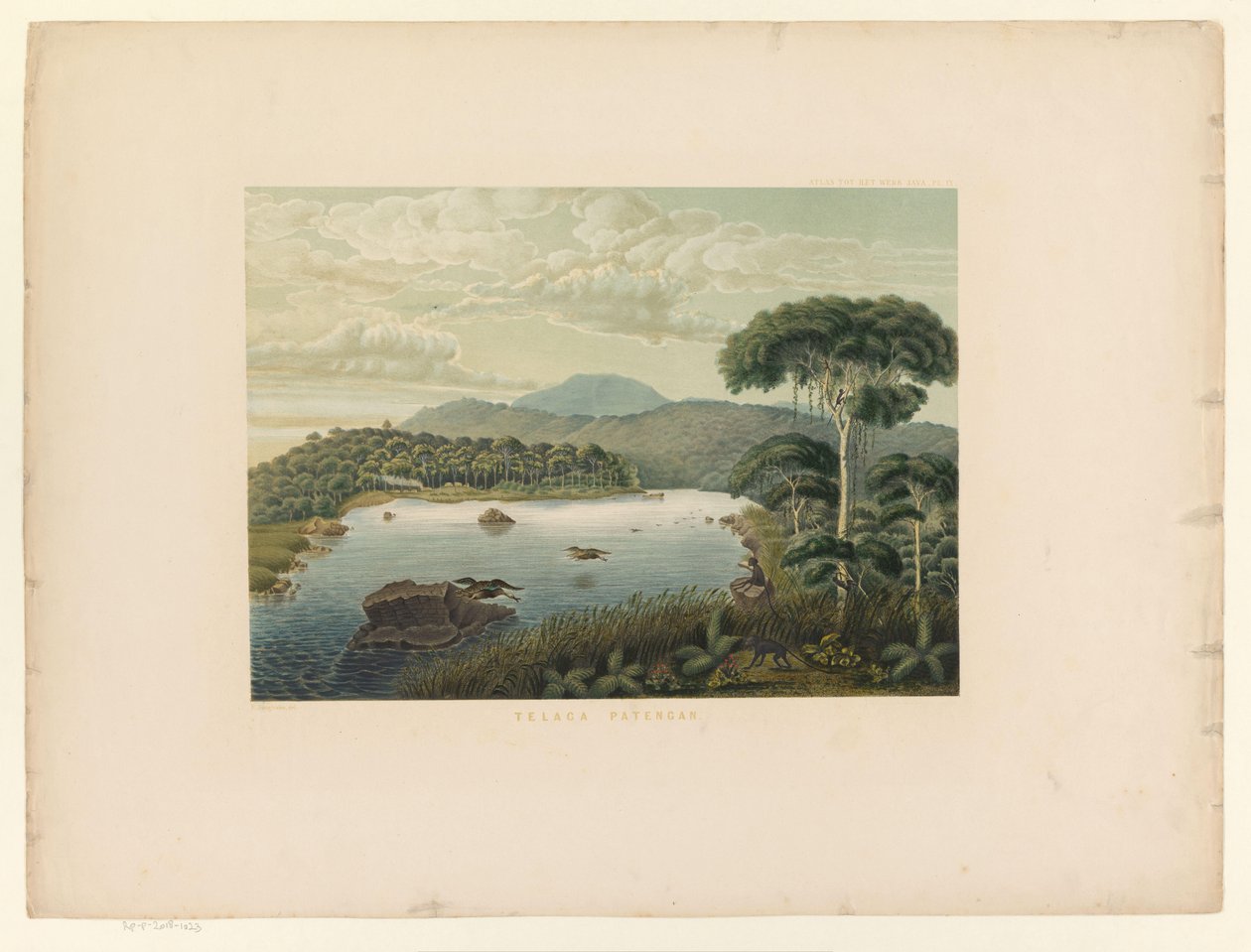 View of the Patenggang Lake by Carl Wilhelm Mieling (possibly)