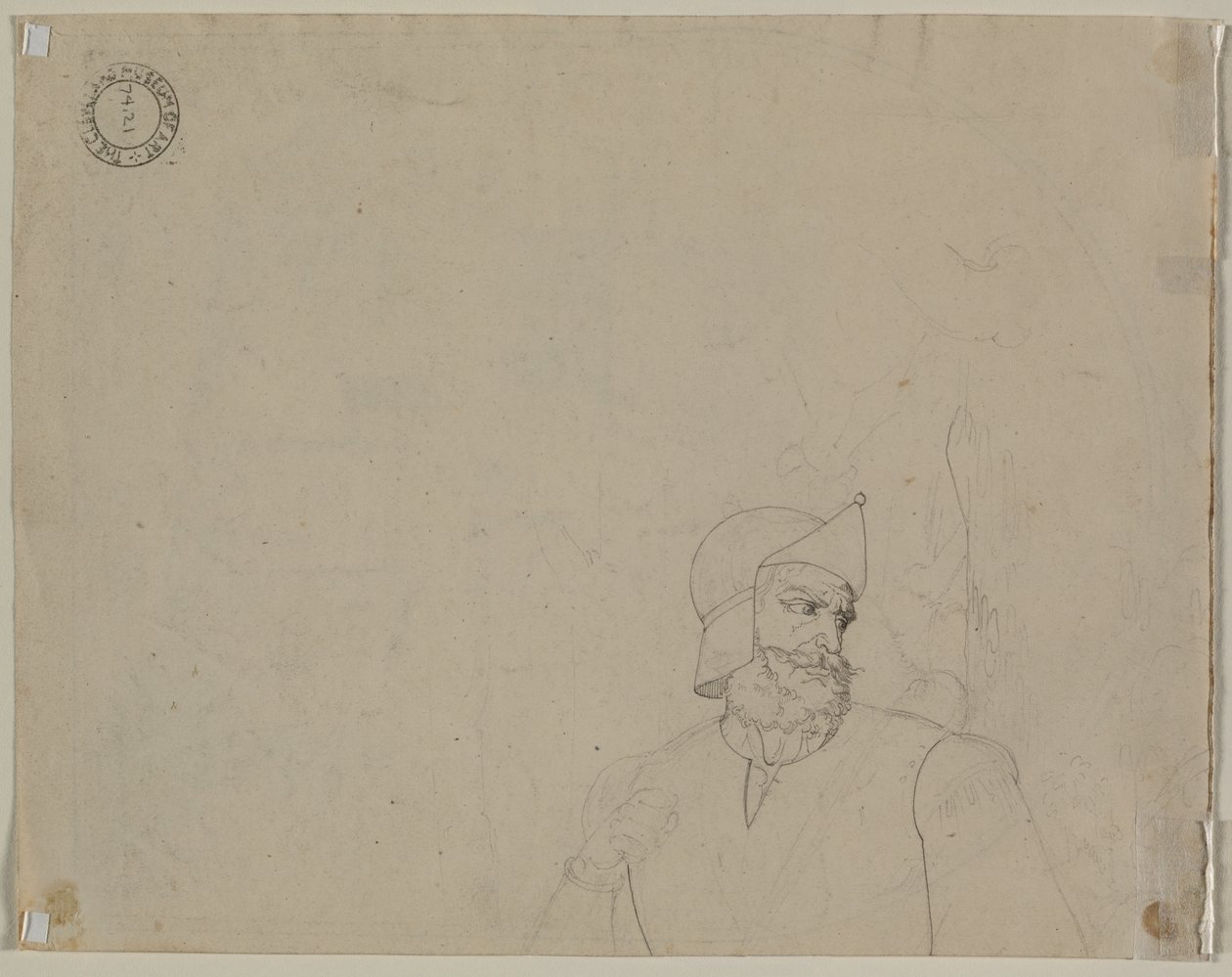 Soldier in a Landscape, Second Quarter 19th Century by Carl Wilhelm Tischbein