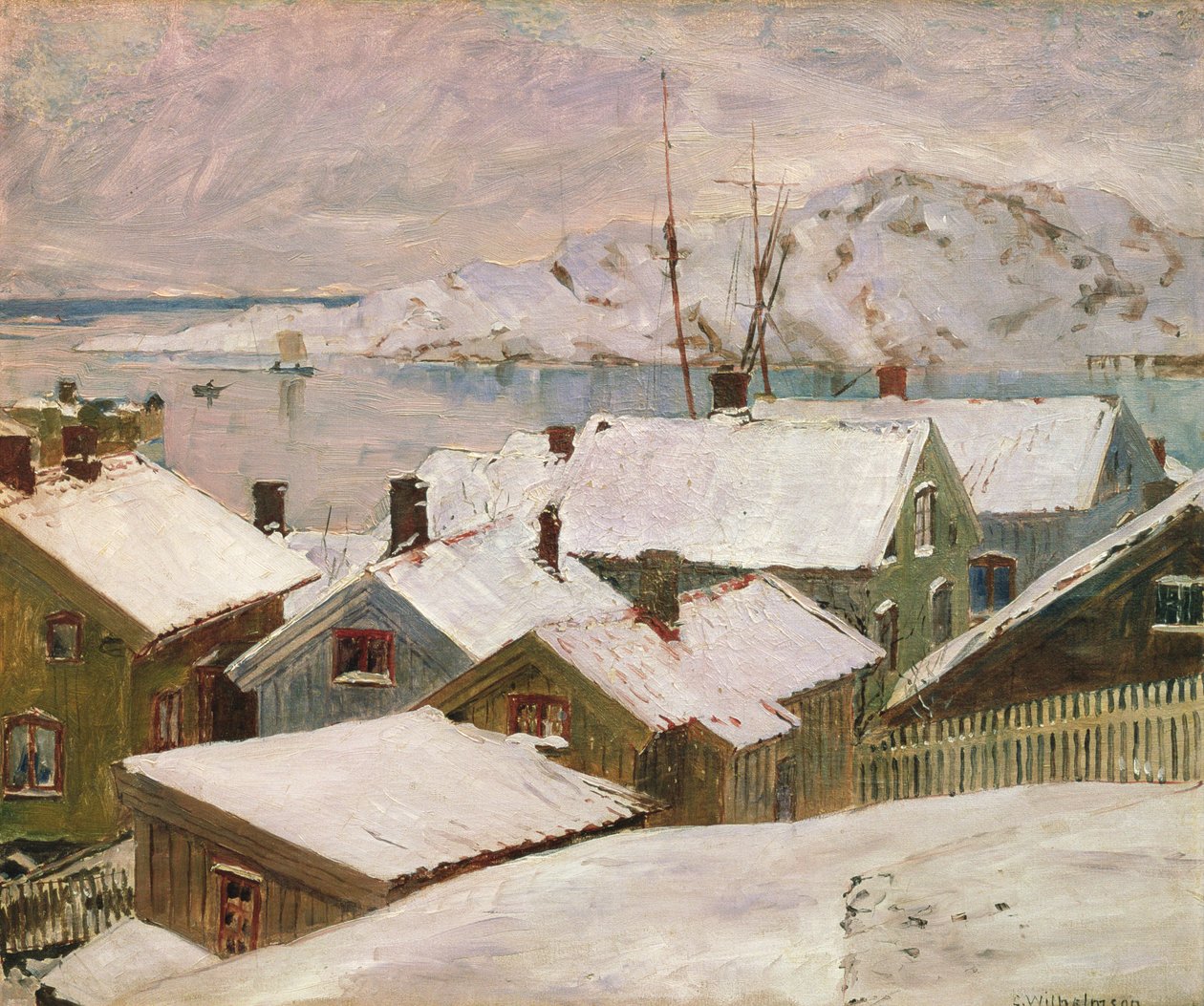 Fiskebackskil in Winter, 1899 by Carl Wilhelm Wilhelmson