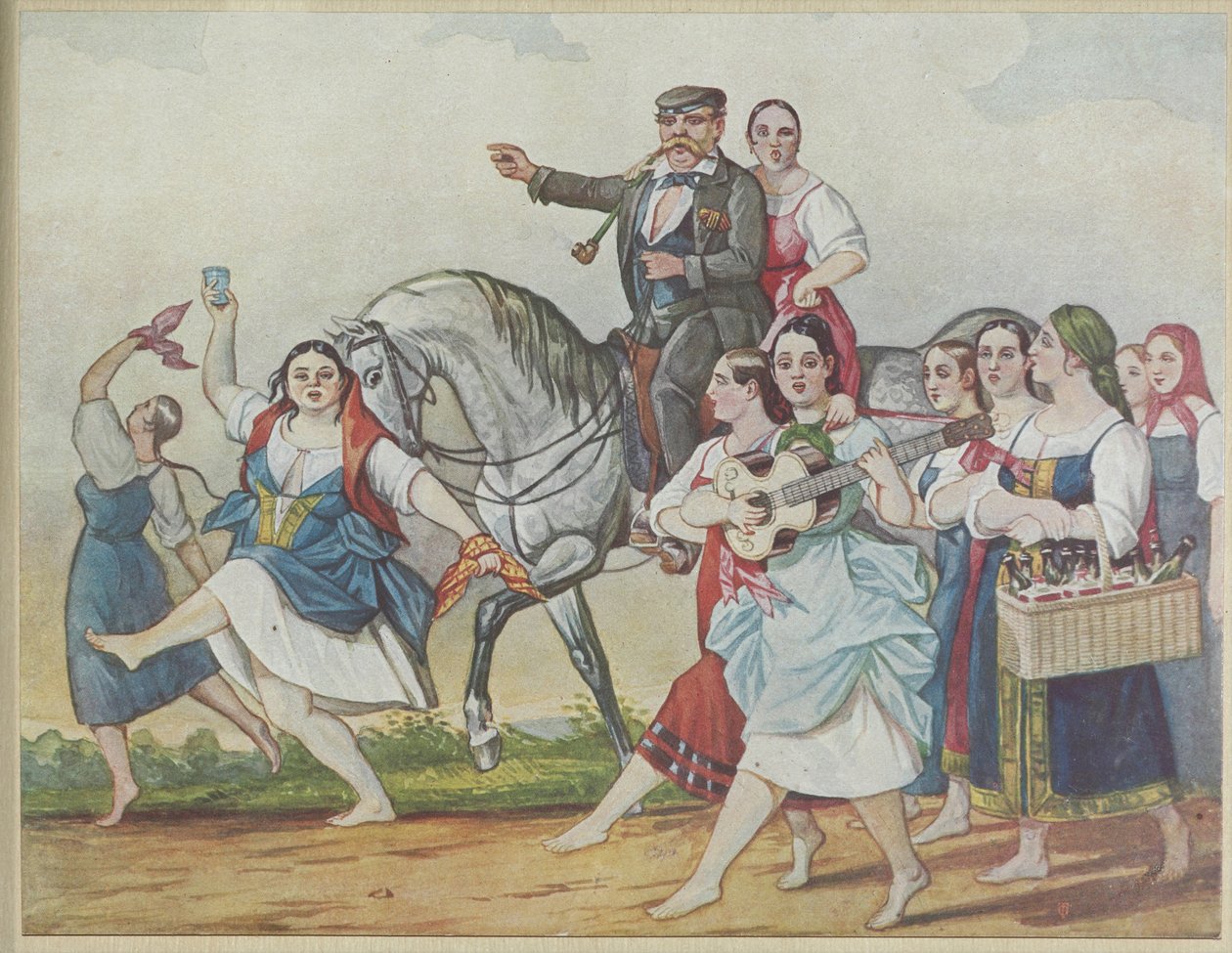 Landlord and his Harem by Carl von Hampeln