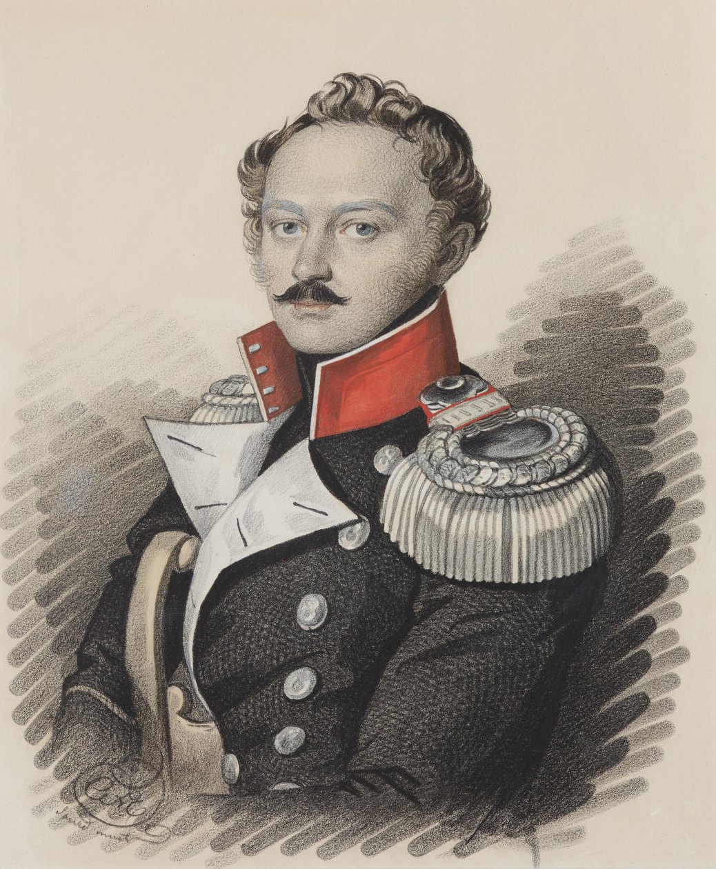 Portrait of Alexander Stepanovich Talyzin, End 1820s by Carl von Hampeln