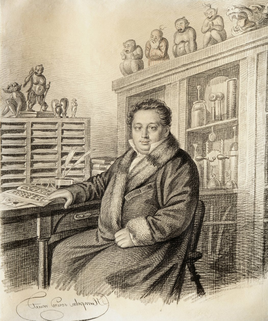 Portrait of Baron Paul Ludwig Schilling von Cannstatt by Carl von Hampeln
