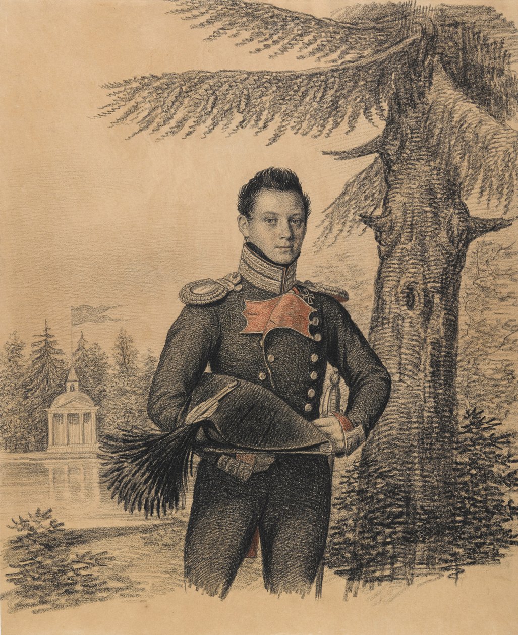 Portrait of Fyodor Ivanovich Dolgopolov by Carl von Hampeln