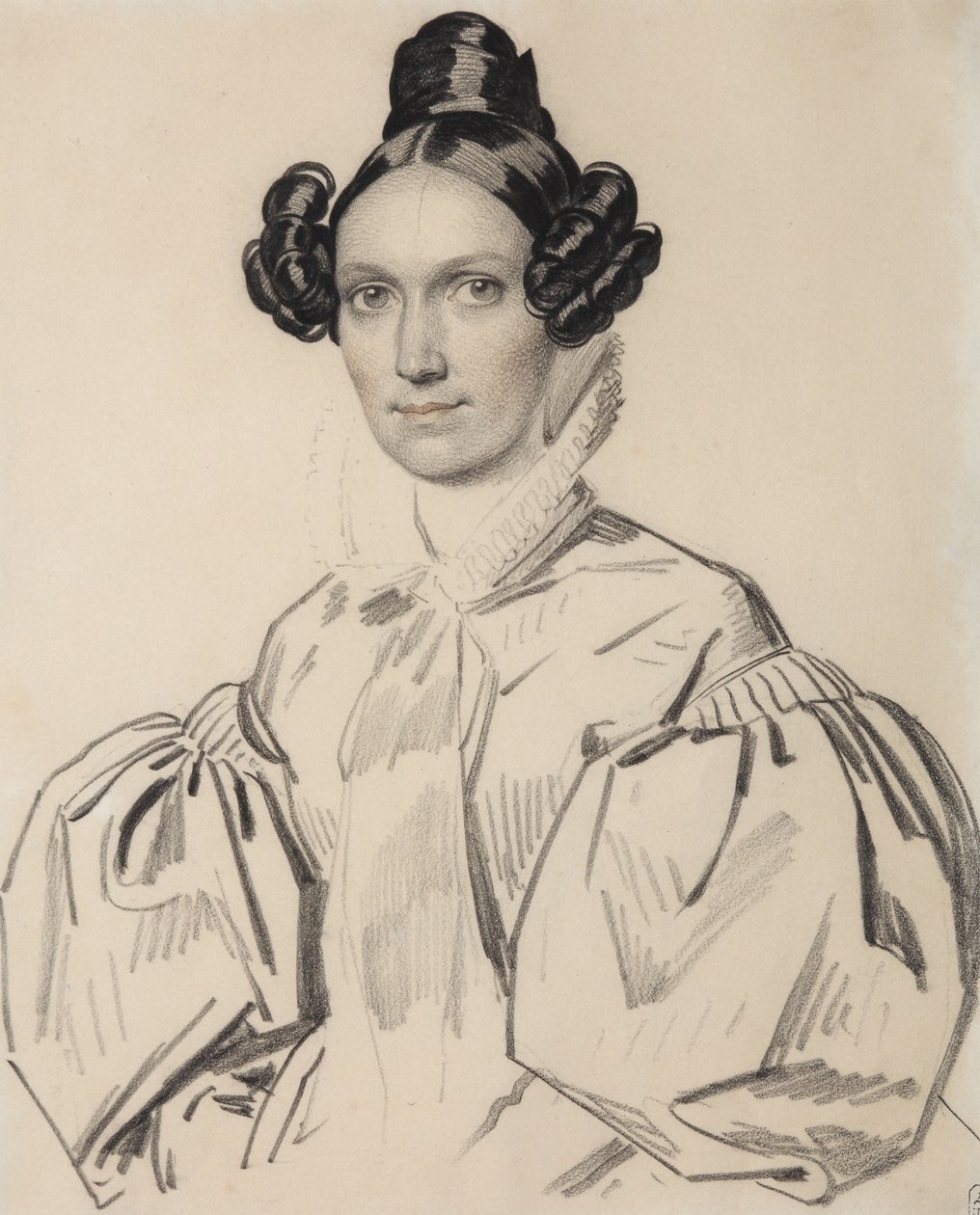 Portrait of Olga Nikolaevna Talyzina, née Zubova 1803-1882, Early 1830s by Carl von Hampeln
