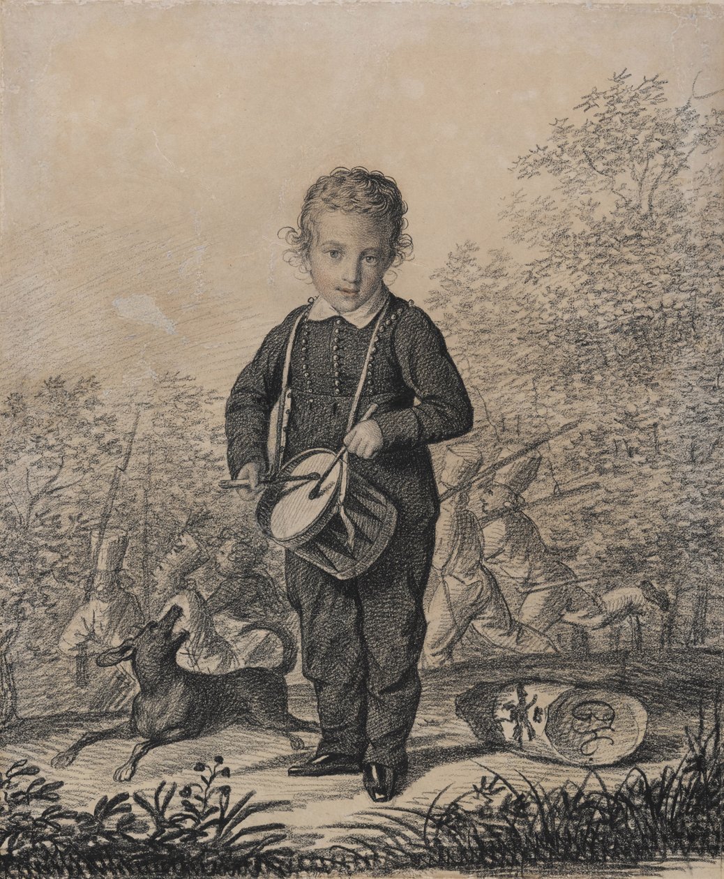 Portrait of Timofey Korsakov, Early 1820s by Carl von Hampeln