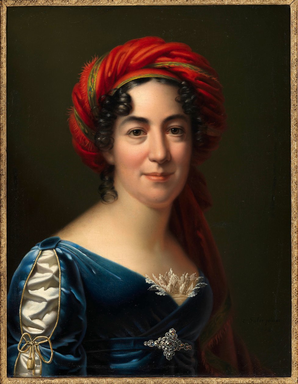 Portrait of the Writer Caroline Pichler, 1818 by Carl von Sales