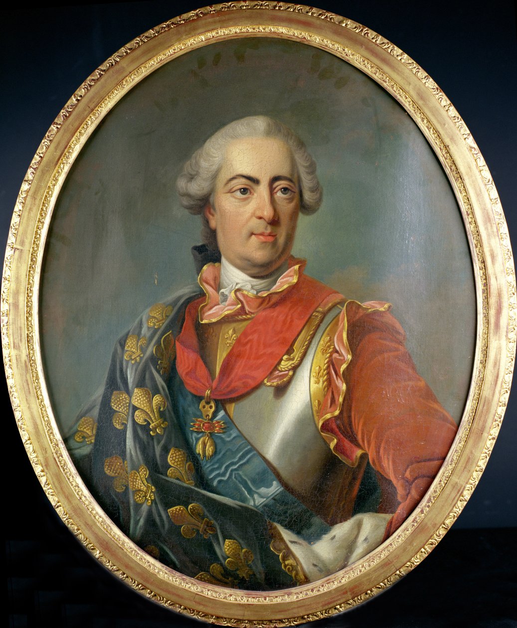 Portrait of King Louis XV of France, Wearing the Order of the Golden Fleece by Carle van Loo