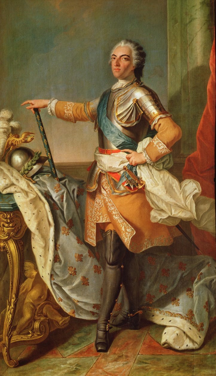 Portrait of Louis XV, King of France and Navarre by Carle van Loo