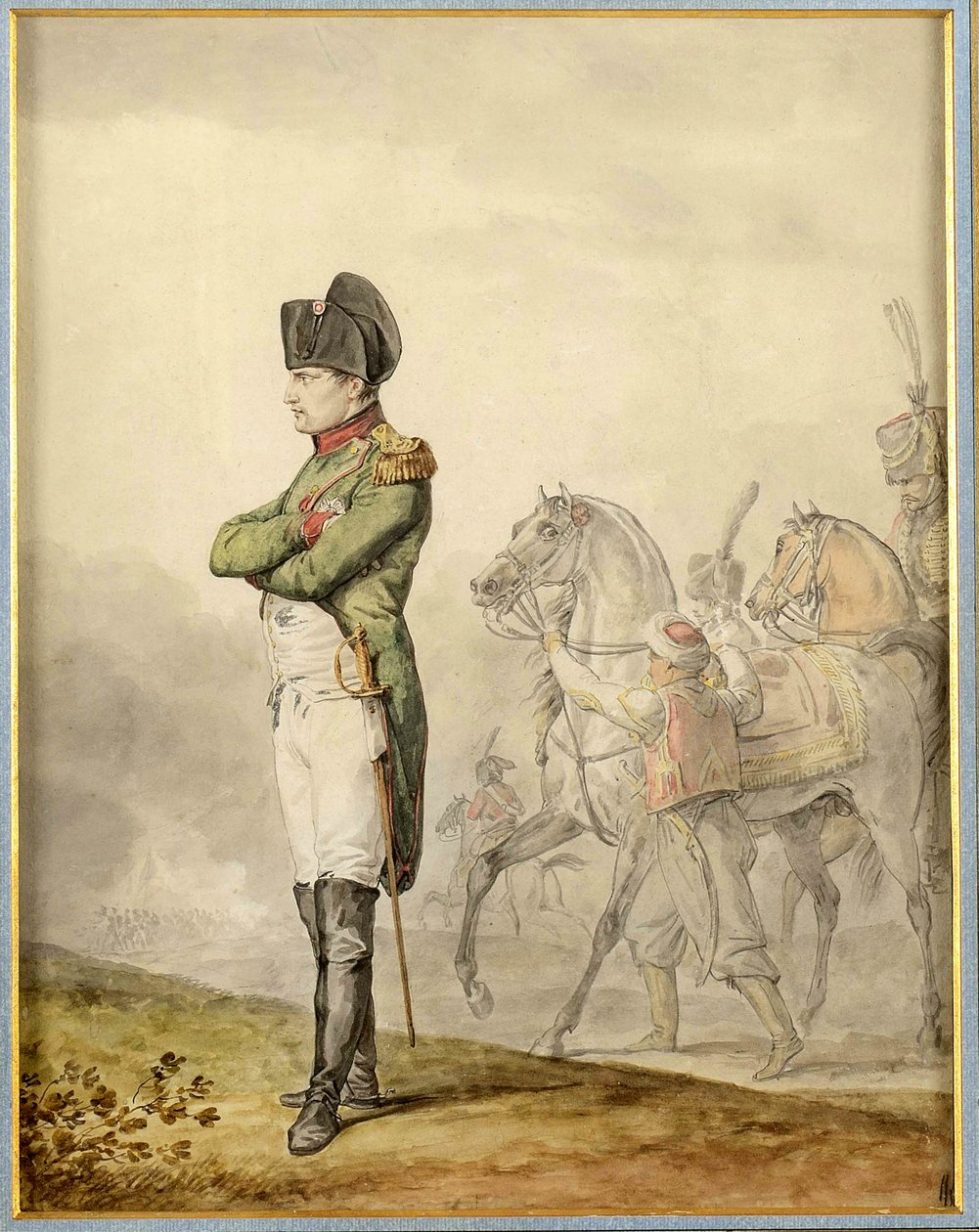 Napoleon at Austerlitz (1805) by Carle Vernet