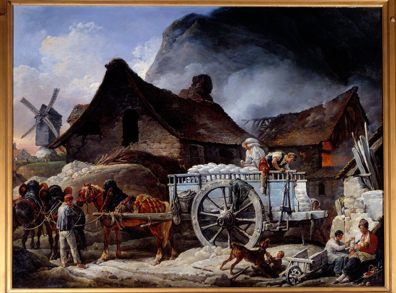 Plaster oven in Montmartre by Carle Vernet