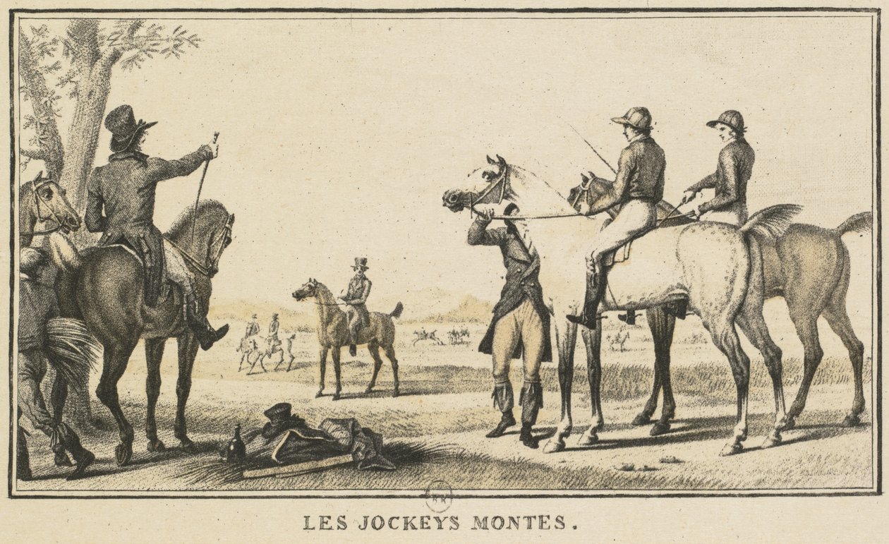 Racing Scenes: The Jockey Mounting the Horse by Carle Vernet