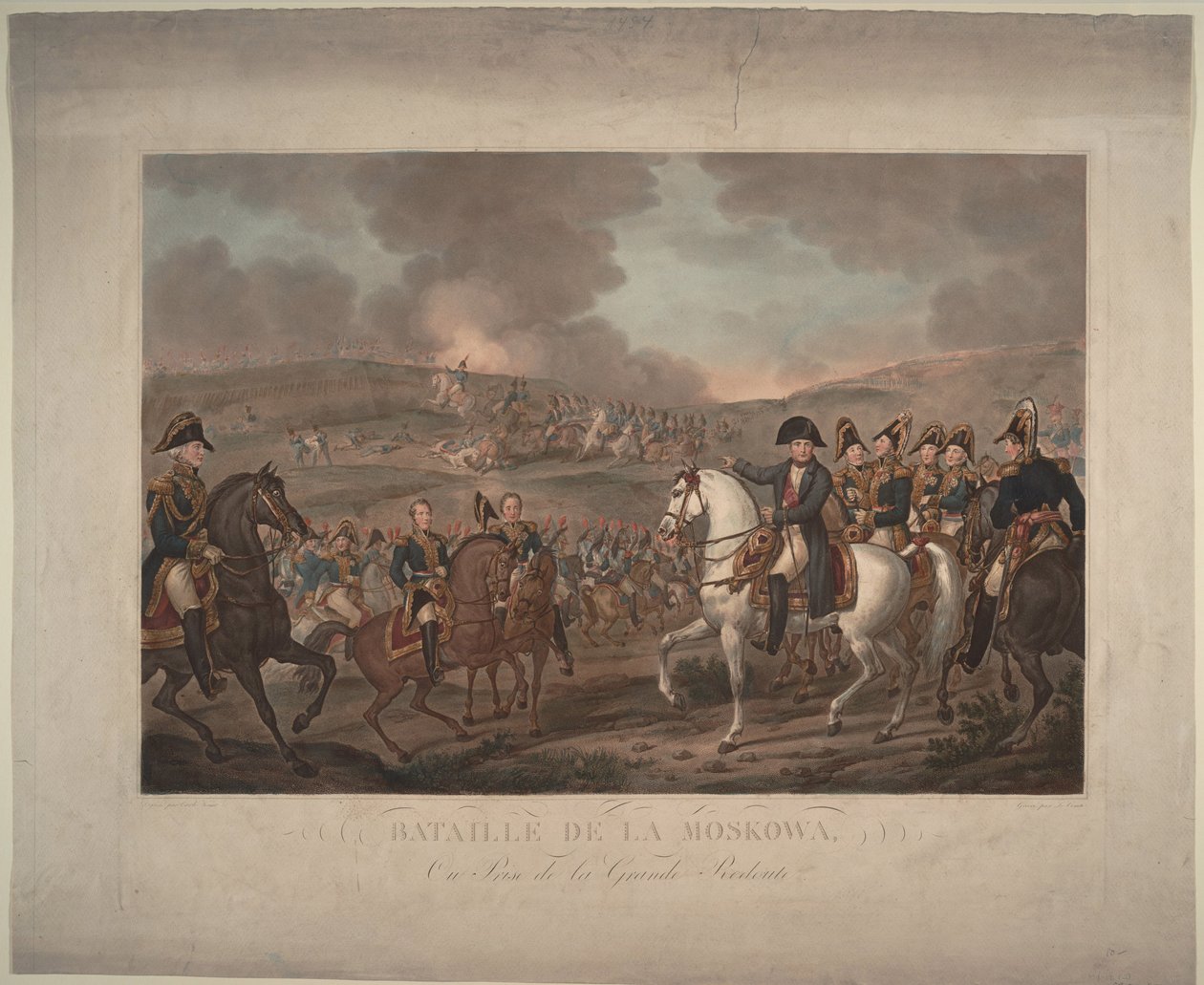 The Battle of Borodino, 1825 by Carle Vernet