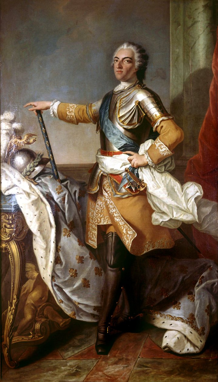 Louis XV, French King by Carle van Loo