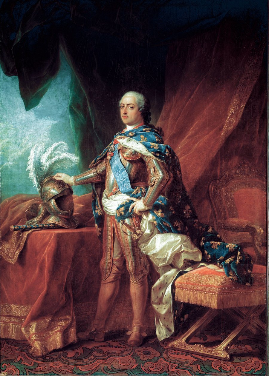 Portrait of King Louis XV the Beloved, King of France by Carle van Loo
