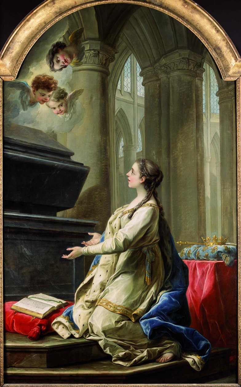 Saint Clotilde praying by the tomb of Saint Martin, 1753 by Carle van Loo