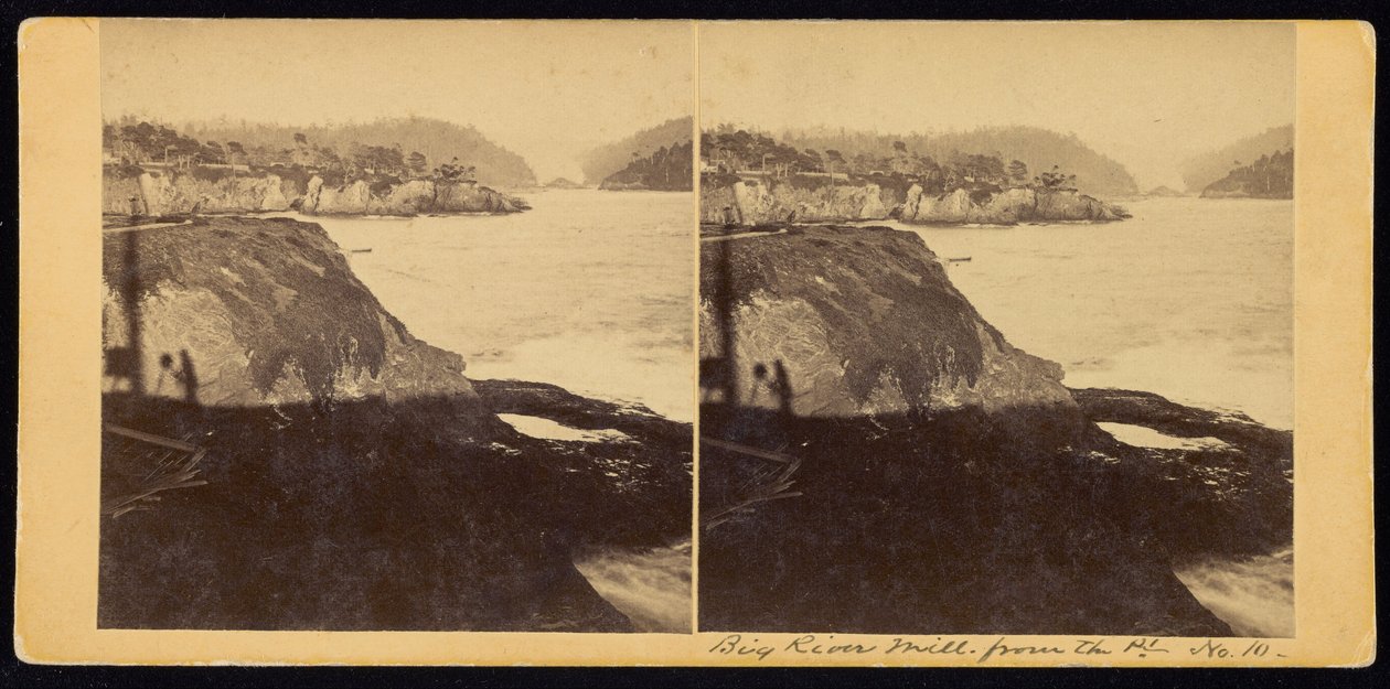 Big River Mill from the Point by Carleton E. Watkins