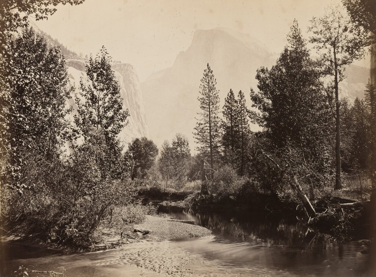 Half Dome, 4967 Feet, Yosemite by Carleton E. Watkins