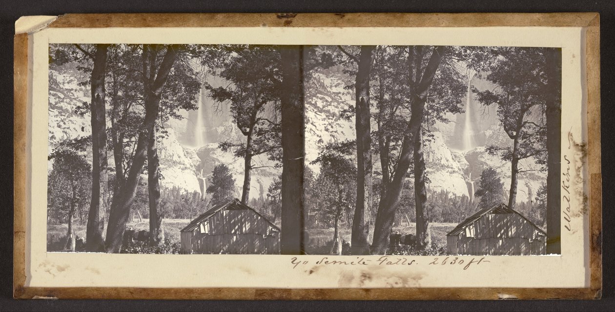 Yosemite Falls, 2630 ft by Carleton E. Watkins