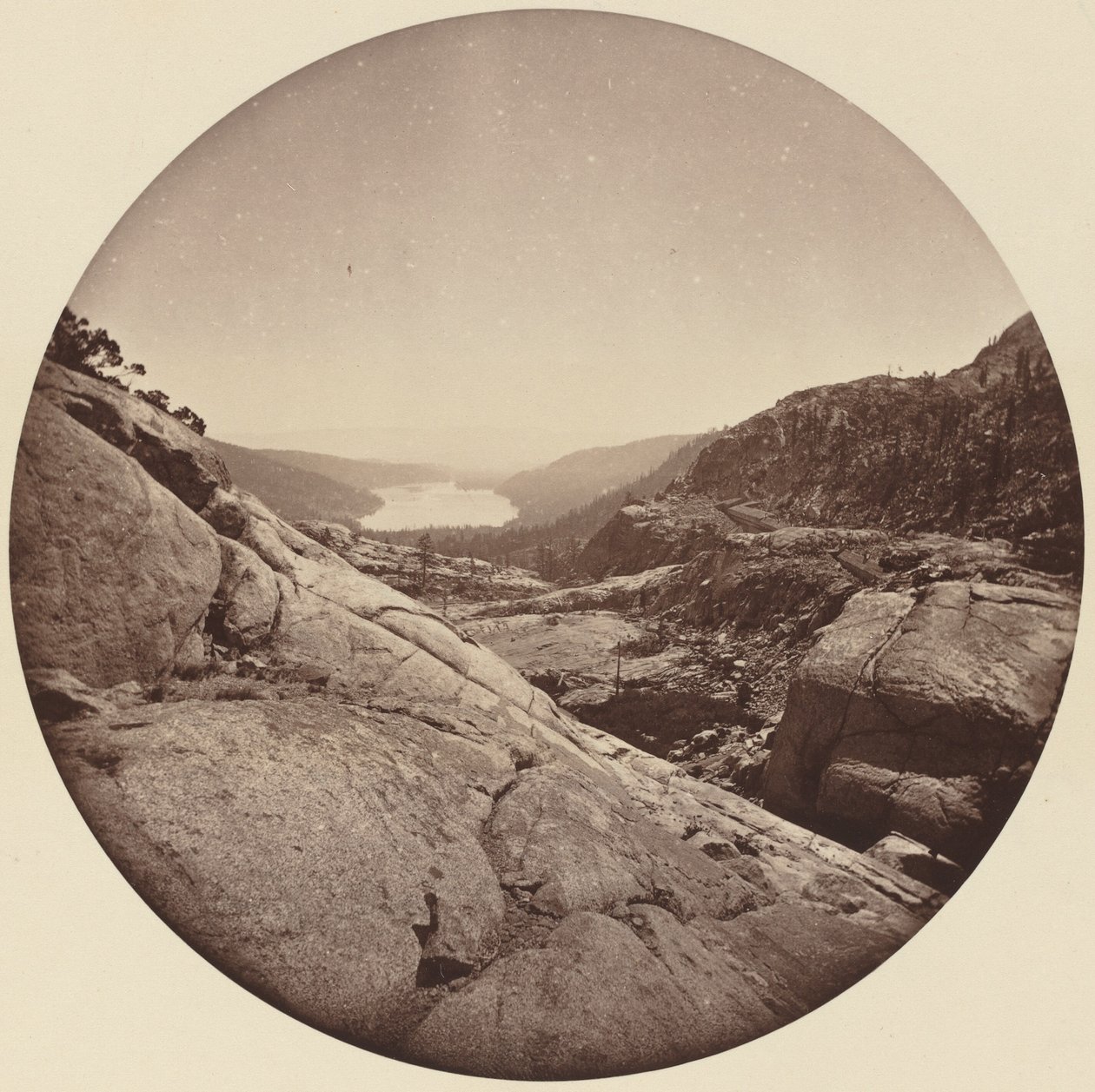 Donner Lake, California by Carleton E. Watkins