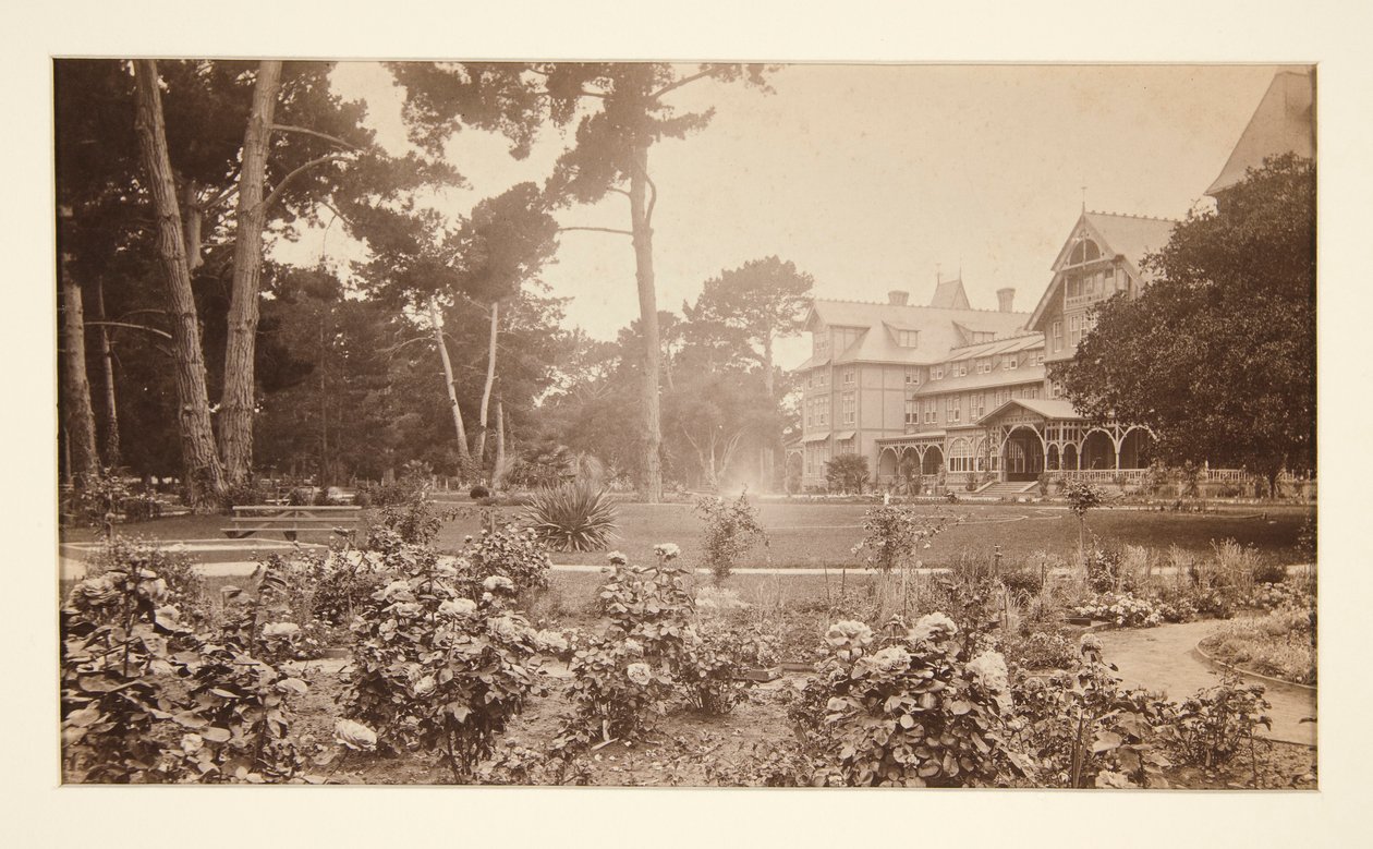 Hotel del Monte, Monterey, Rose Garden by Carleton E. Watkins
