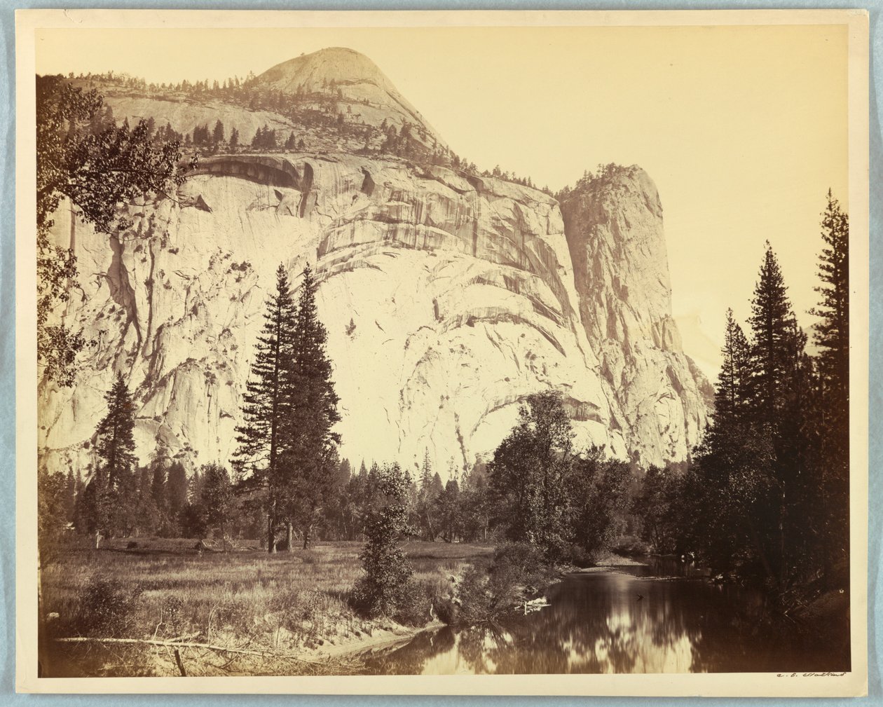 Royal Arches, Washington Column, North Dome by Carleton E. Watkins