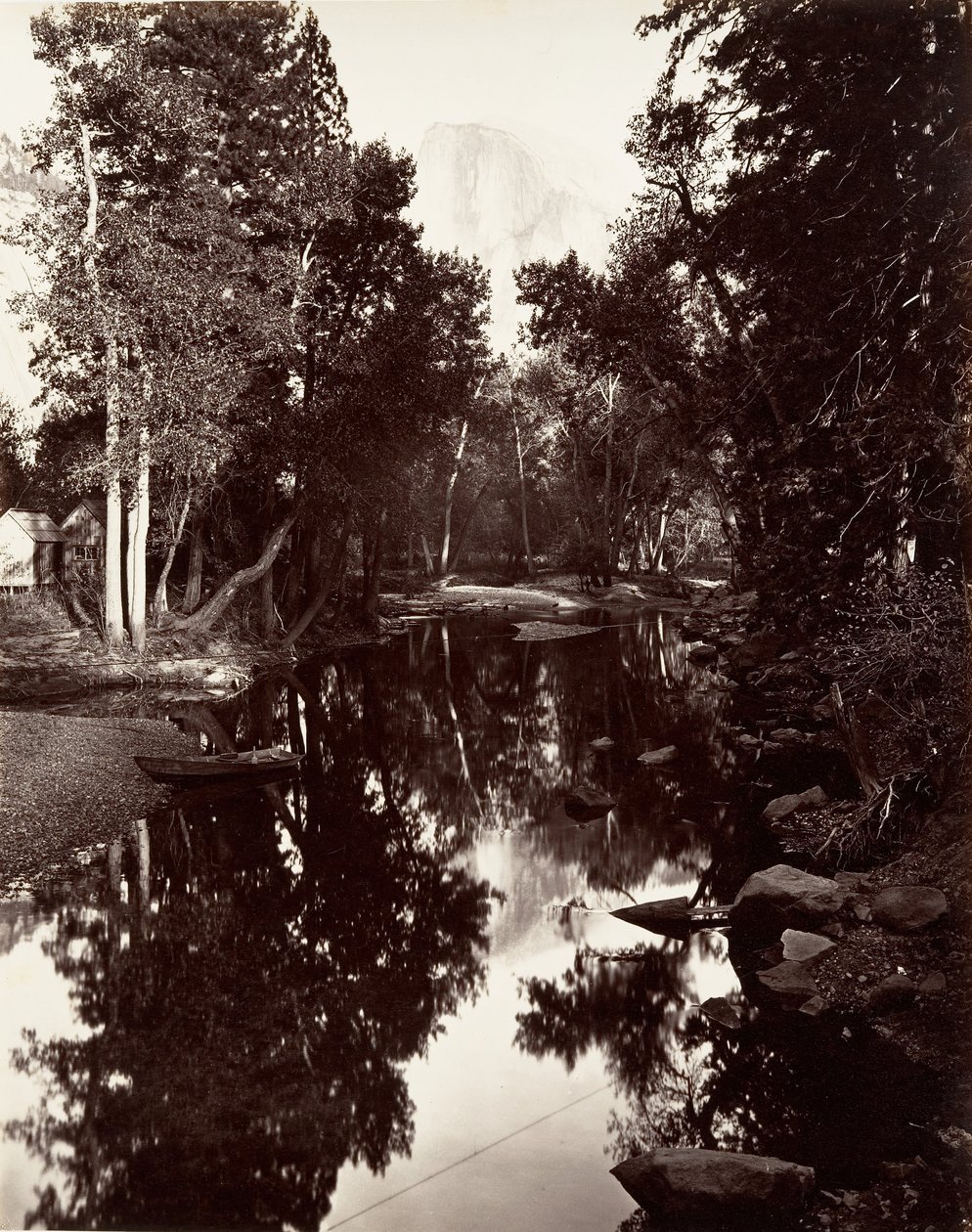 South Dome, 6,000 Feet, Yosemite by Carleton E. Watkins.