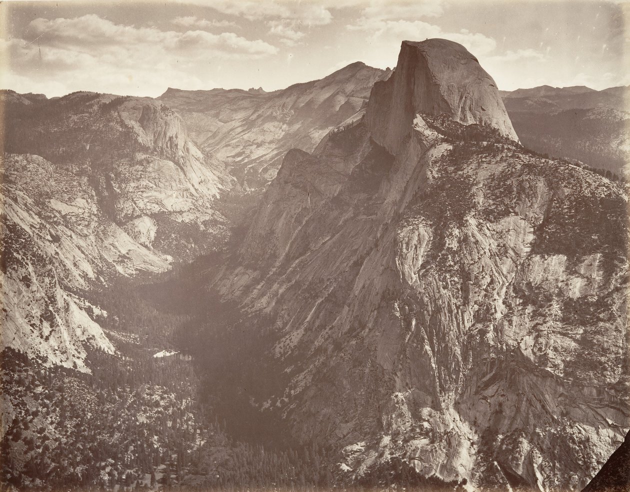 South Dome, 6,000 Feet by Carleton E. Watkins.