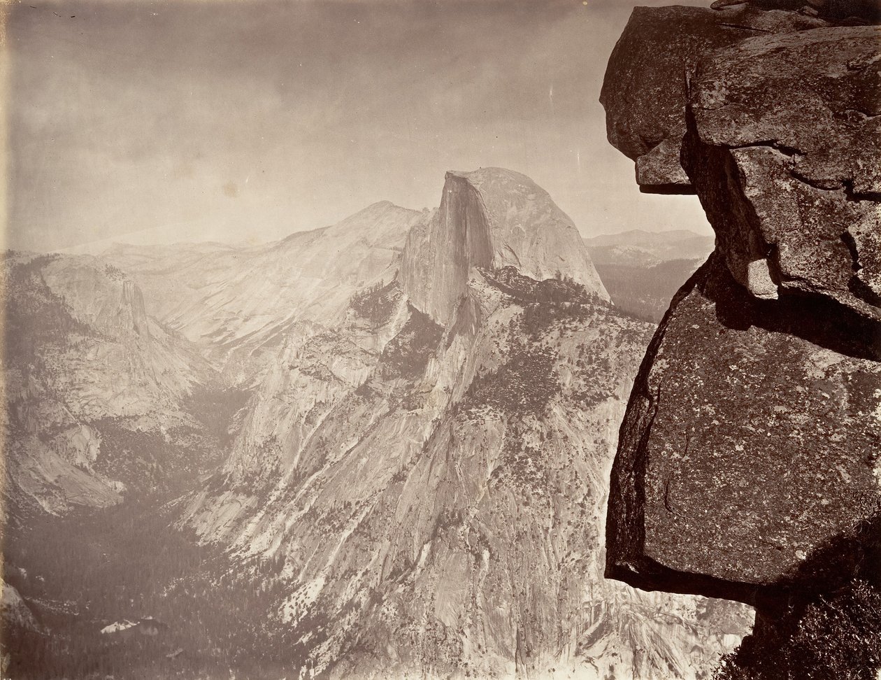 South Dome, Yosemite by Carleton E. Watkins.
