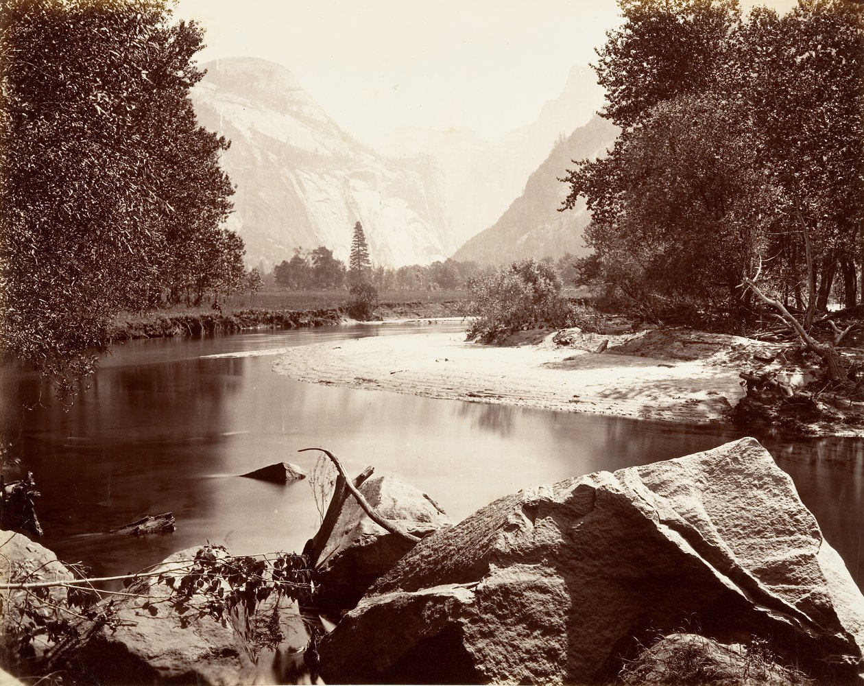 The Domes, Yosemite by Carleton E. Watkins.