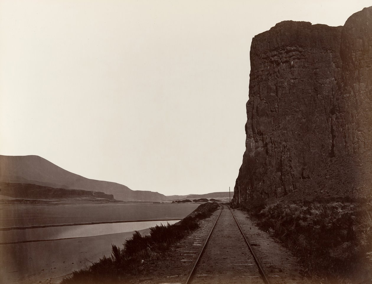 Cape Horn near Celilo by Carleton Emmons Watkins