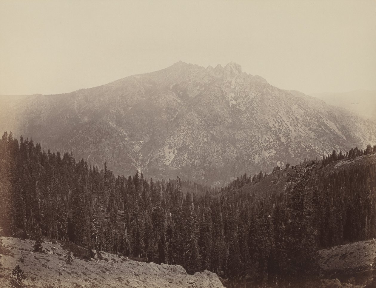 Downeville Butte by Carleton Emmons Watkins