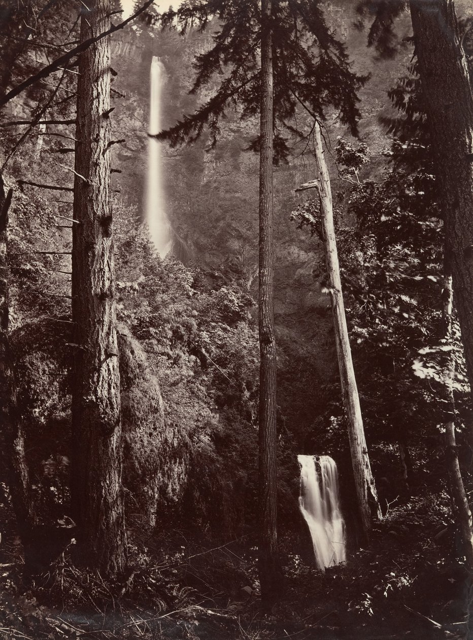 Multnomah Falls, Oregon by Carleton Emmons Watkins