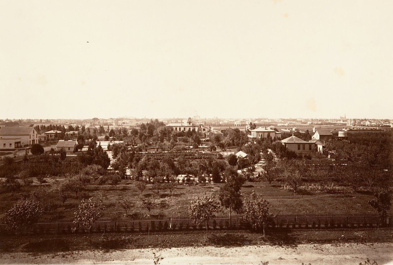 Oakland, from Military Academy by Carleton Emmons Watkins