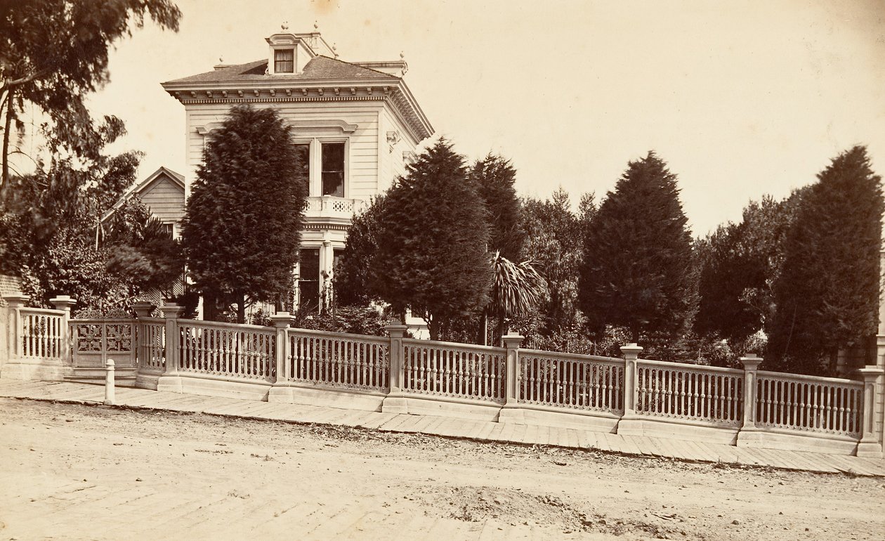 Residence of Charles Bernard, 312 Oak Street, San Francisco, California by Carleton Emmons Watkins