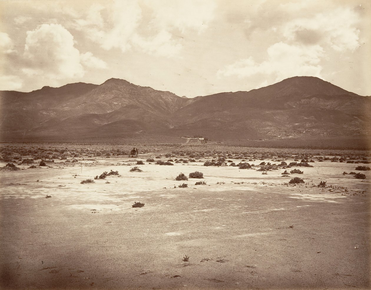 Road View to Sutro Tunnel, 1875, Printed ca. 1876 by Carleton Emmons Watkins