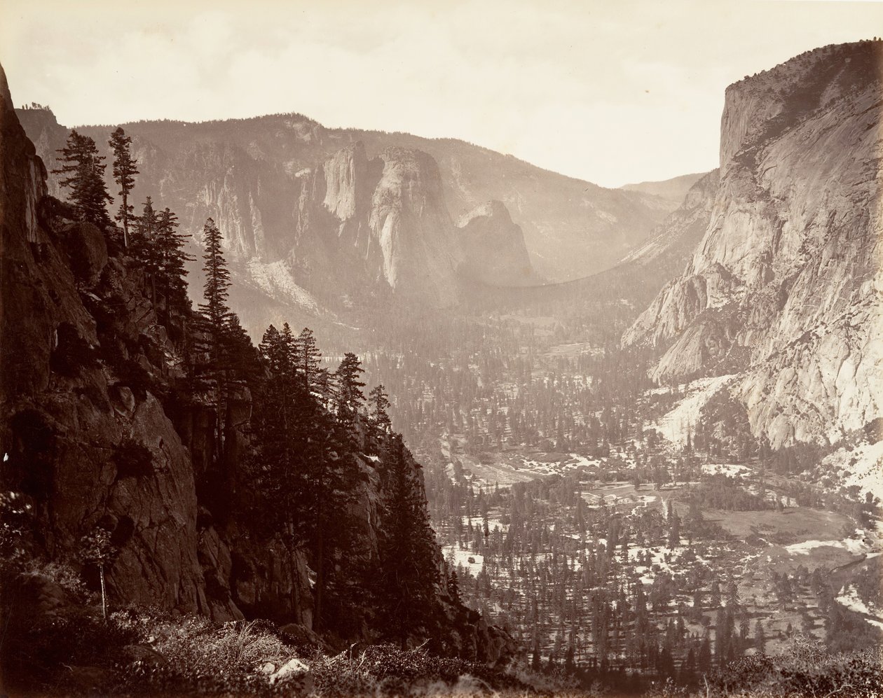 Yosemite Valley from Glacier Point, ca. 1872, printed ca. 1876 by Carleton Emmons Watkins