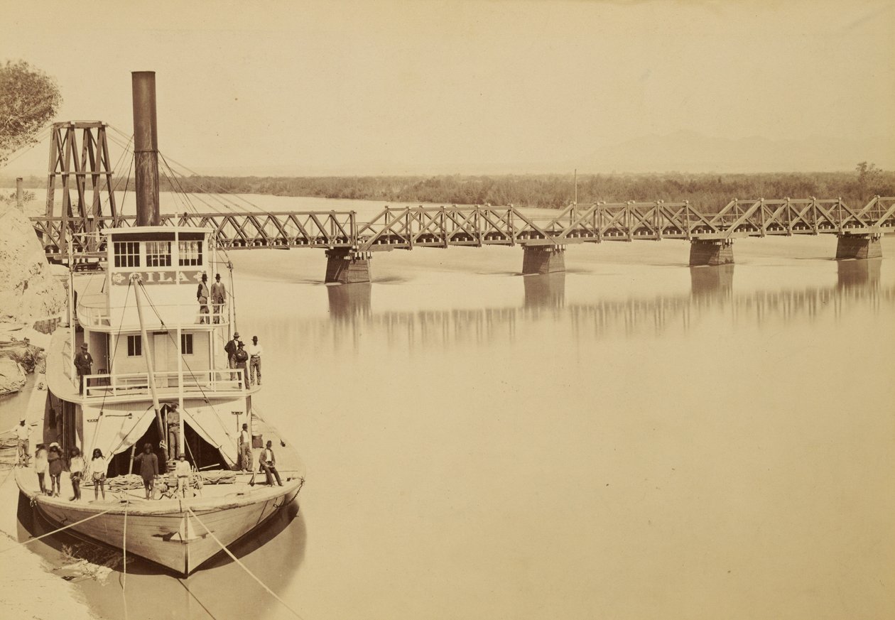 Bridge over the Colorado Yuma by Carleton Watkins
