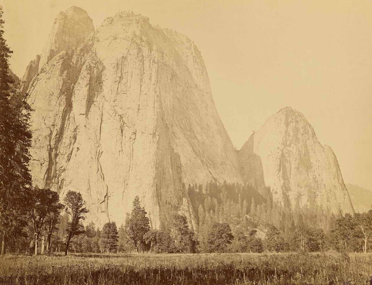 Cathedral Rocks, 2600 Feet High by Carleton Watkins