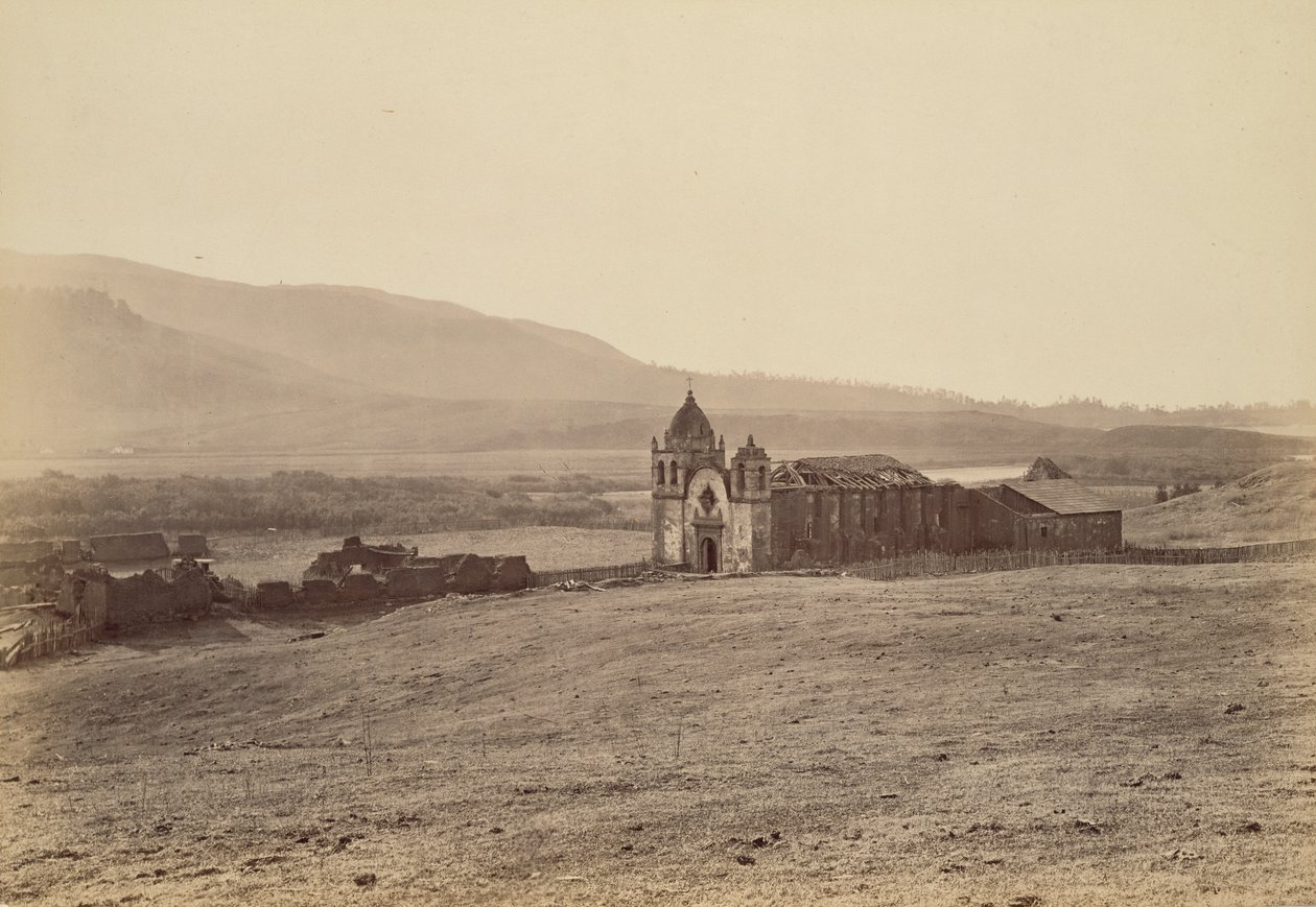 Mission, San Carlos del Carmelo by Carleton Watkins
