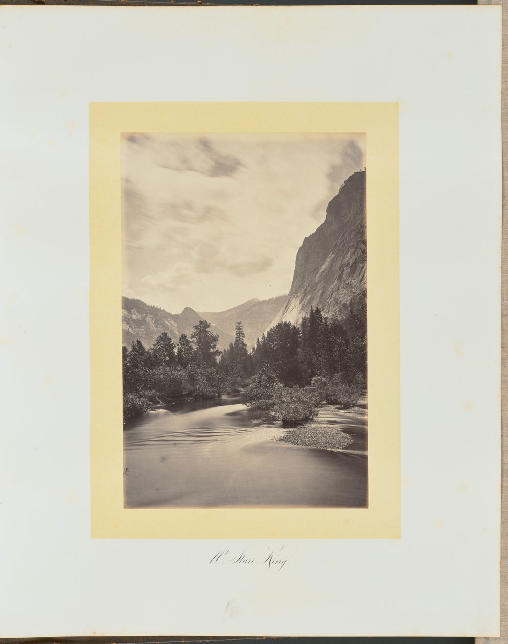 Mt. Starr King by Carleton Watkins